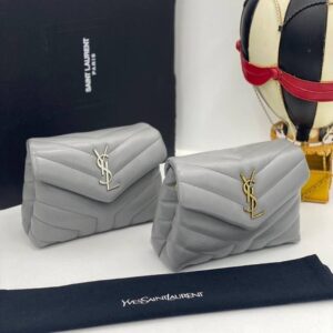 LOULOU TOY BAG GRAY